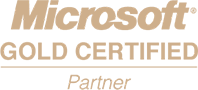 Image of the Microsoft Gold Certified Partner logo