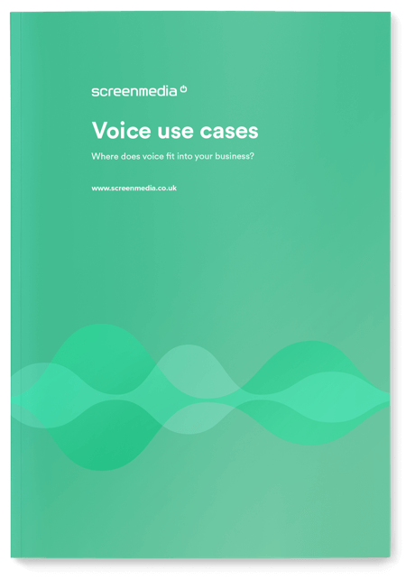 the front cover of the voice use cases whitepaper